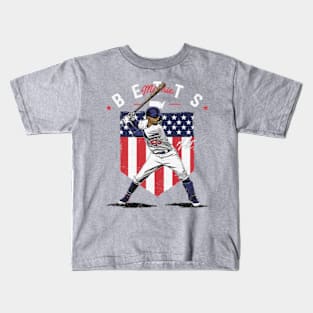 Mookie Betts Los Angeles D Country Flag Kids T-Shirt